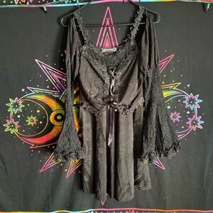 Dark in love black dress